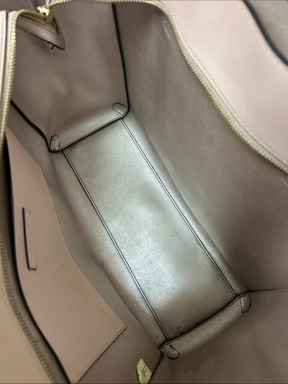 kate spade blush scallop-edge leather tote - Picture 6 of 10